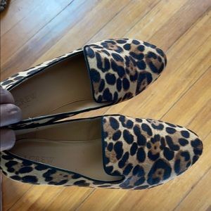 Leopard loafers